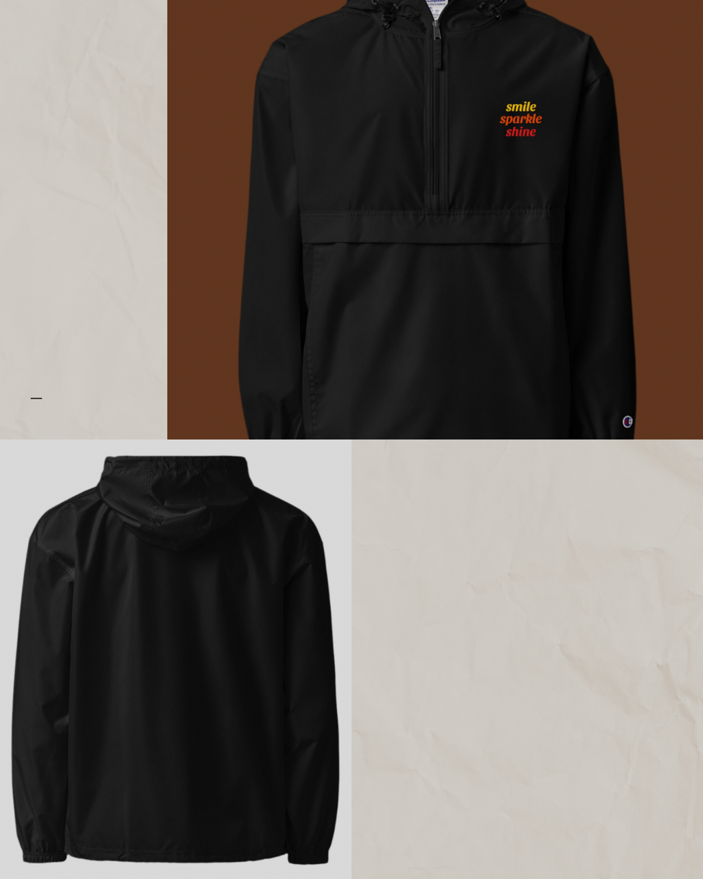 Champion Packable Windbreaker - Rain & Wind Resistant Jacket