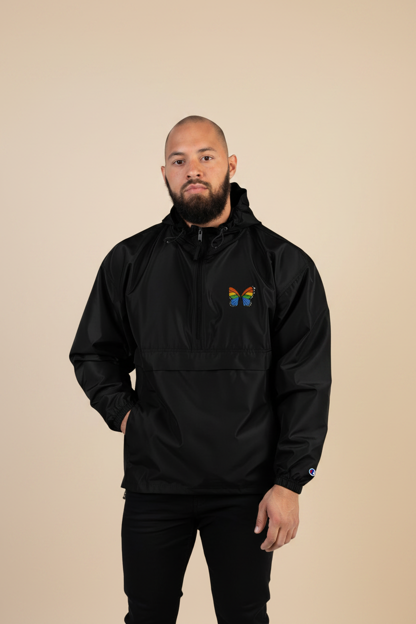 Champion Packable Windbreaker - Rain & Wind Resistant Jacket