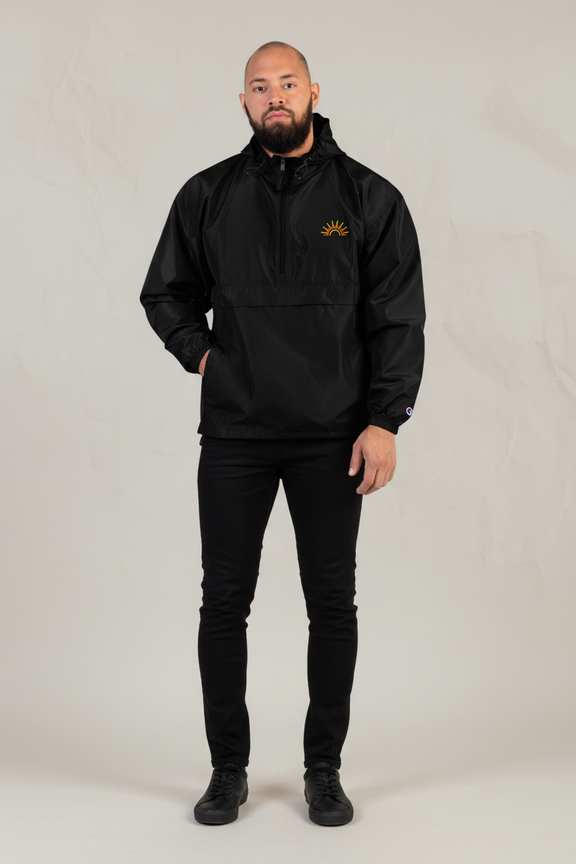 Champion Packable Windbreaker - Rain & Wind Resistant Jacket