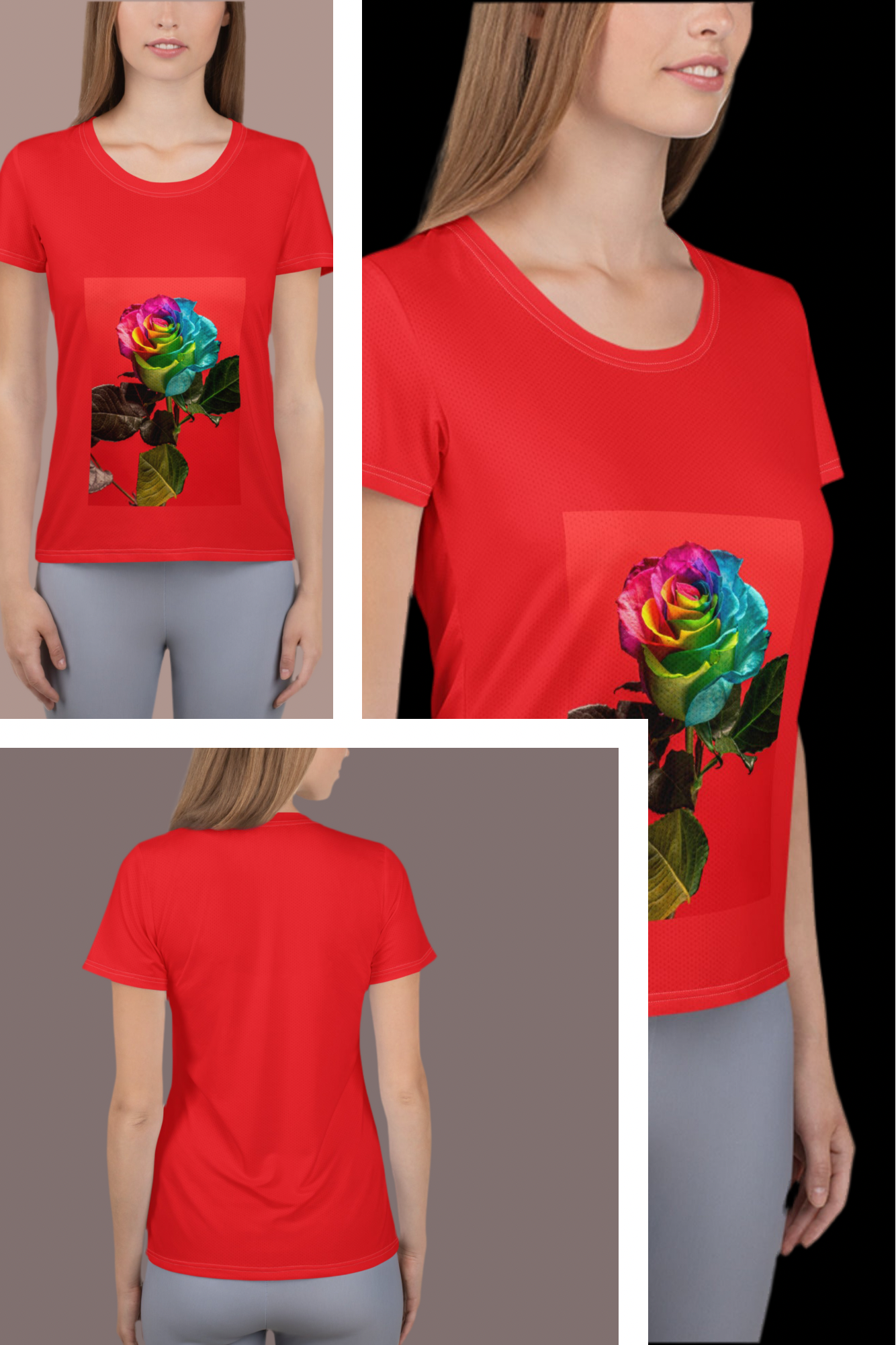 Women's Athletic T-Shirt - Moisture-Wicking Sports Tee