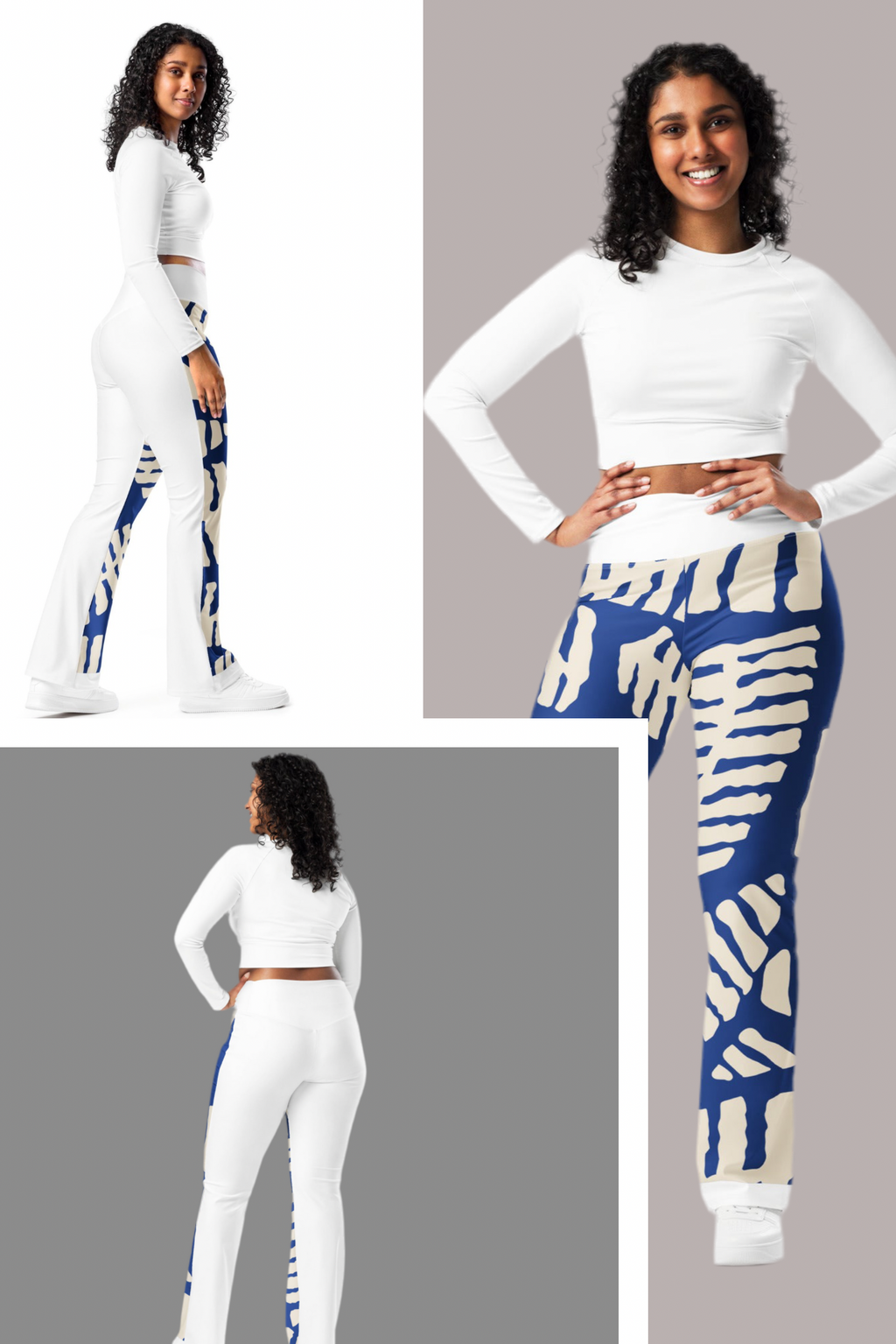 Women's Flare Leggings - High-Waisted Yoga Pants