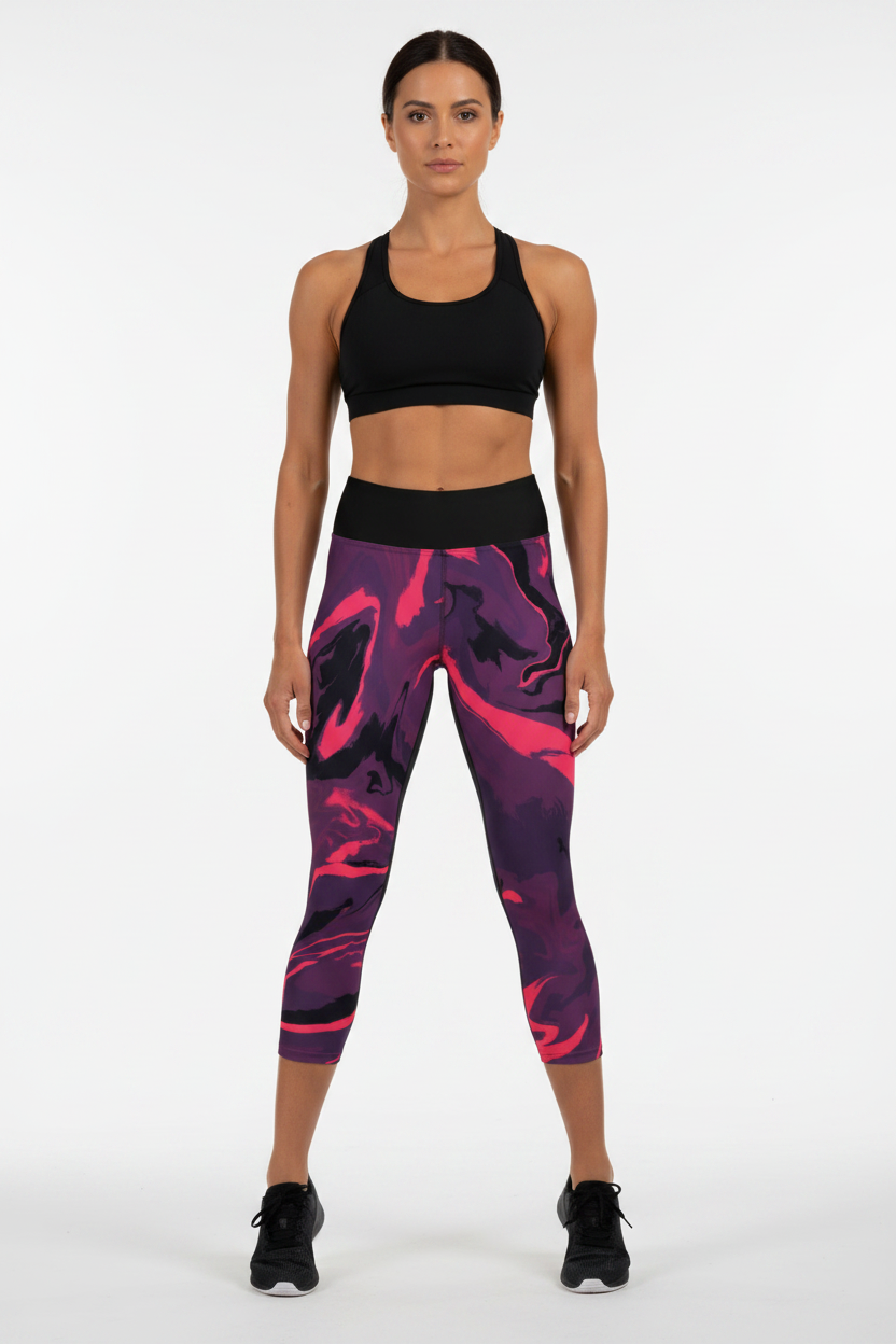 Women's Capri Leggings - High-Performance Yoga Pants