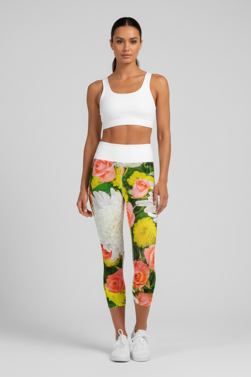 Women's Capri Leggings - High-Performance Yoga Pants