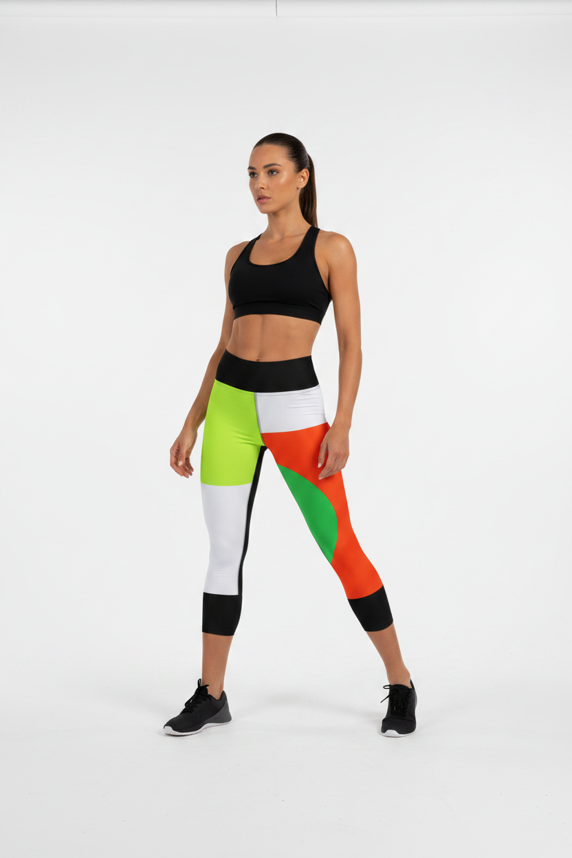 Athletic Capri Leggings - Women's Workout Pants