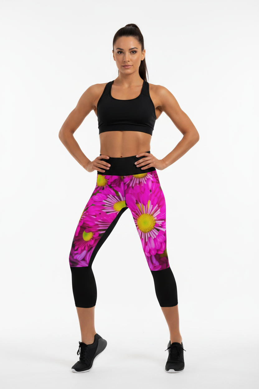Women's Capri Leggings - High-Performance Yoga Pants