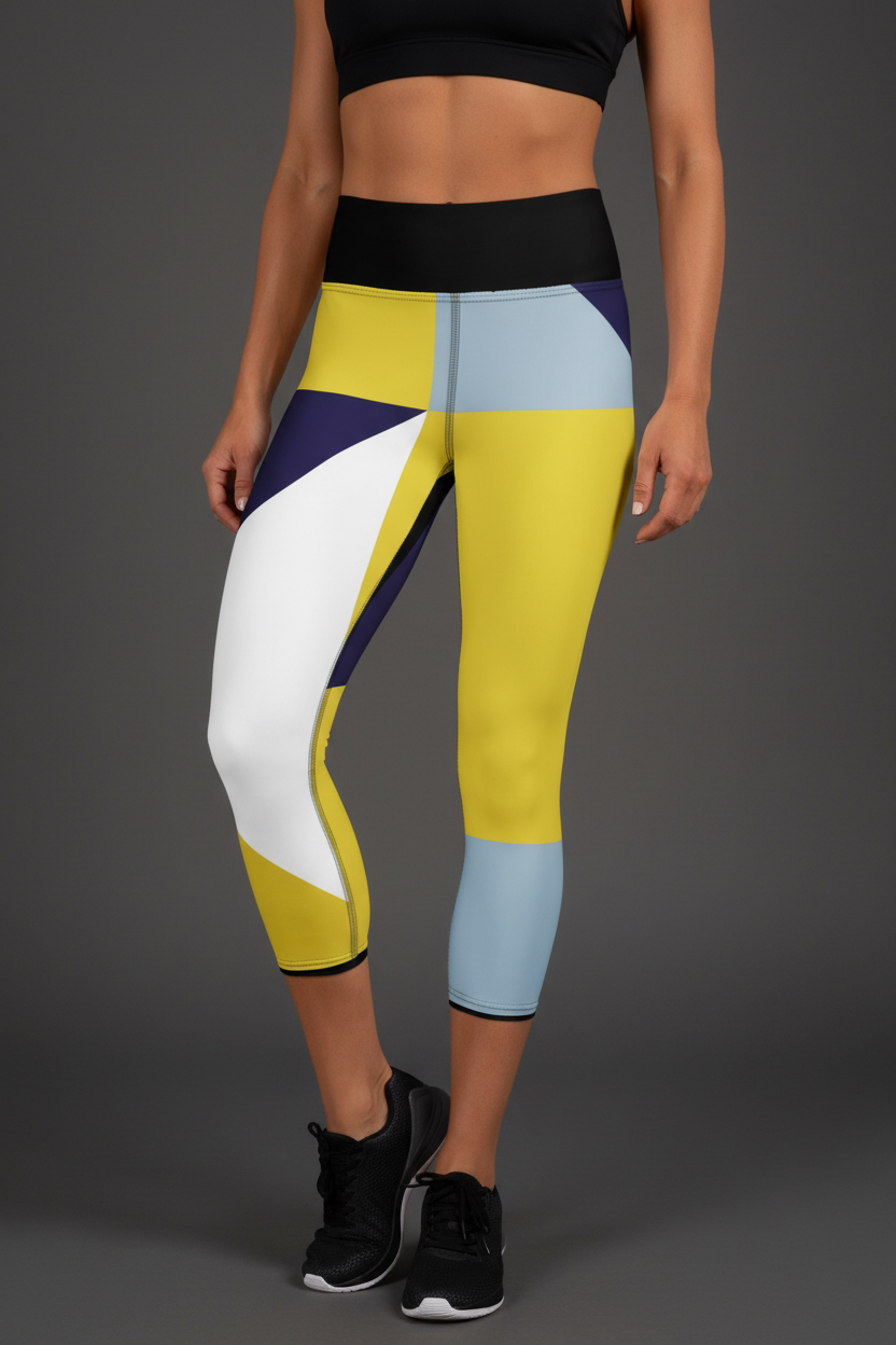 Athletic Capri Leggings - Women's Workout Pants