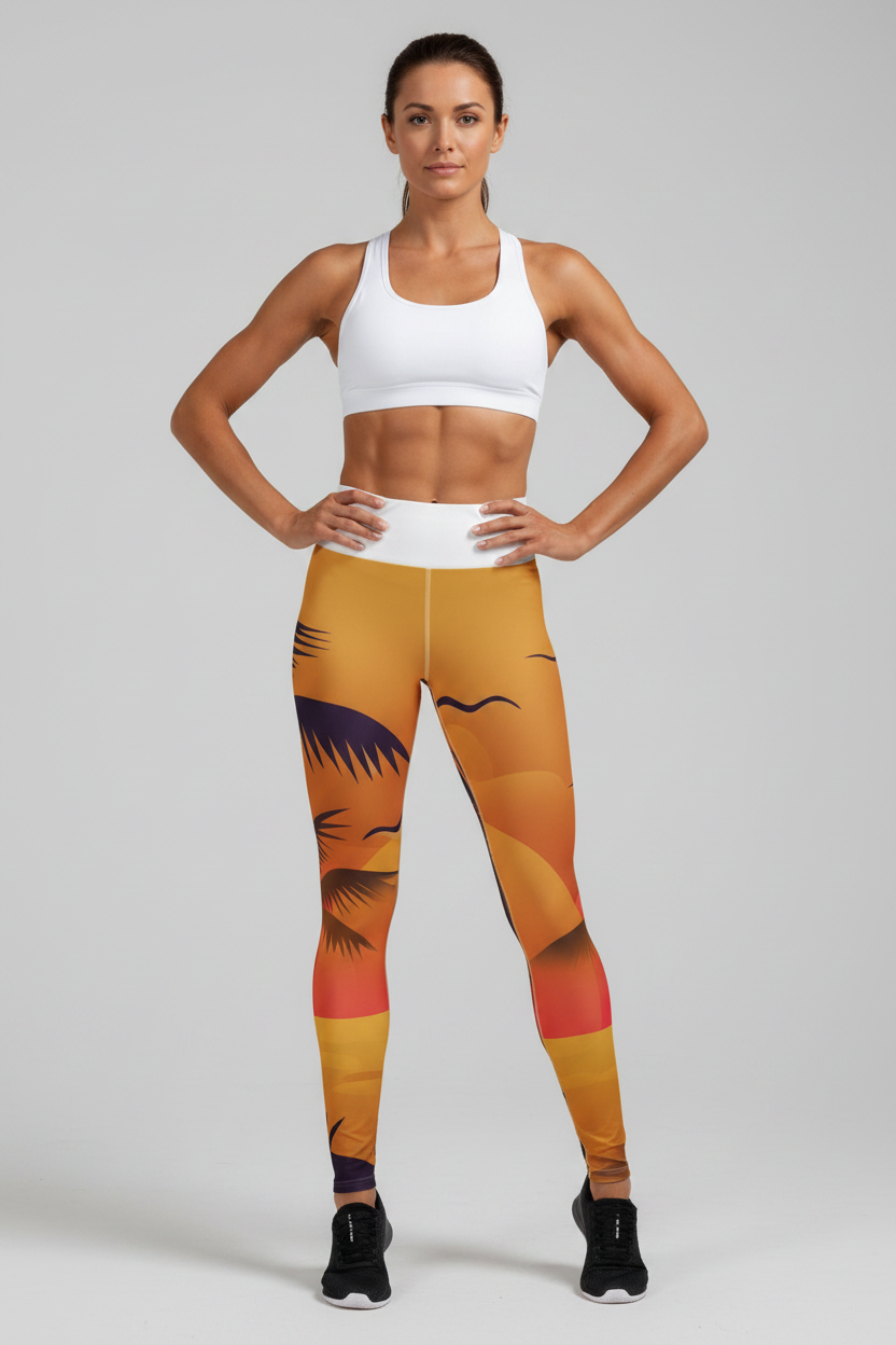 Women's Yoga Leggings - High-Waisted Workout Pants
