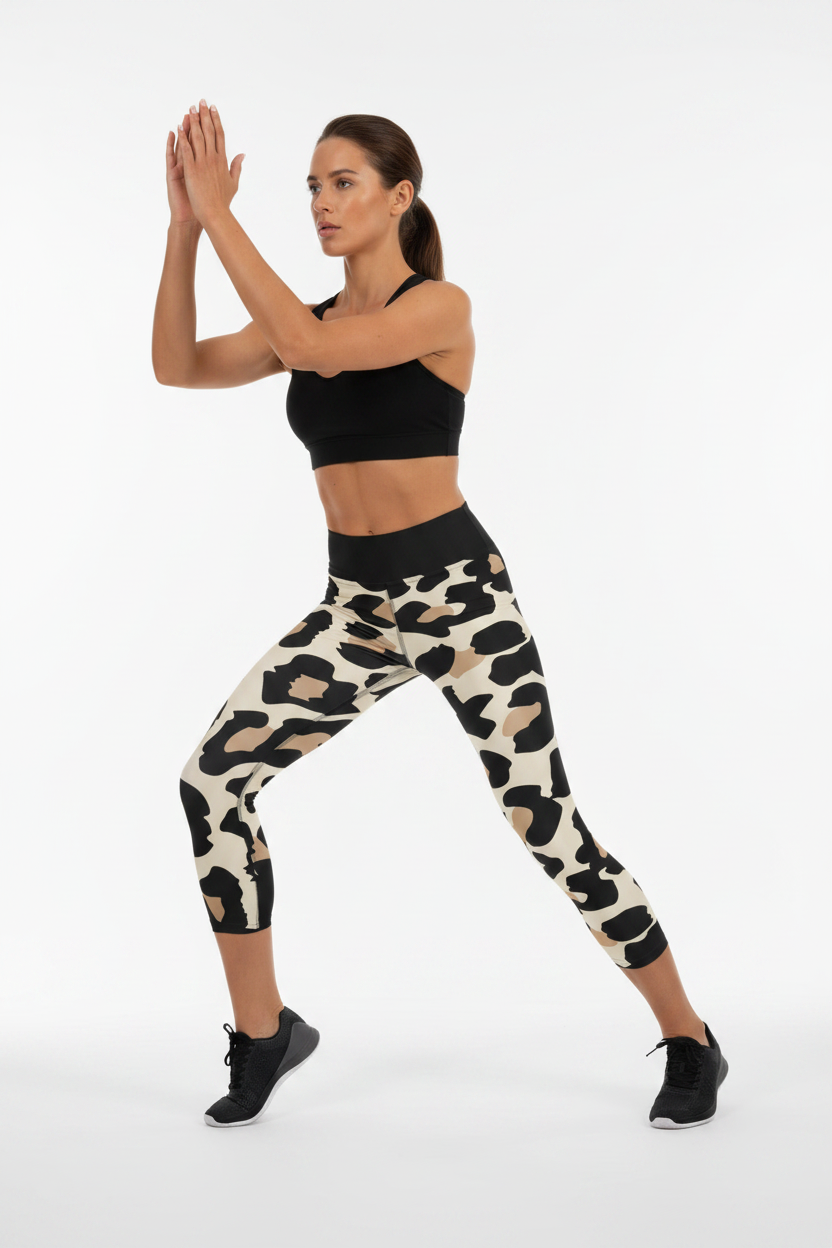 Athletic Capri Leggings - Women's Workout Pants