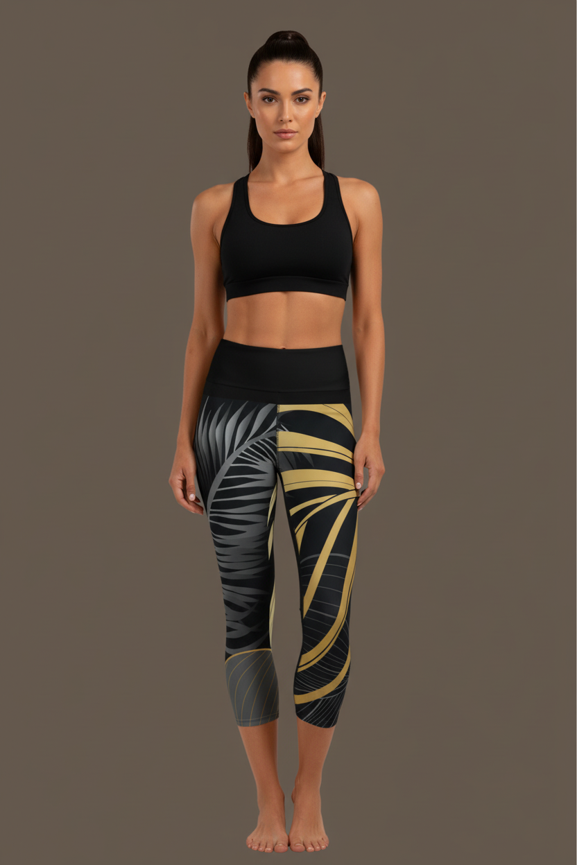 Women's Capri Leggings - High-Performance Yoga Pants