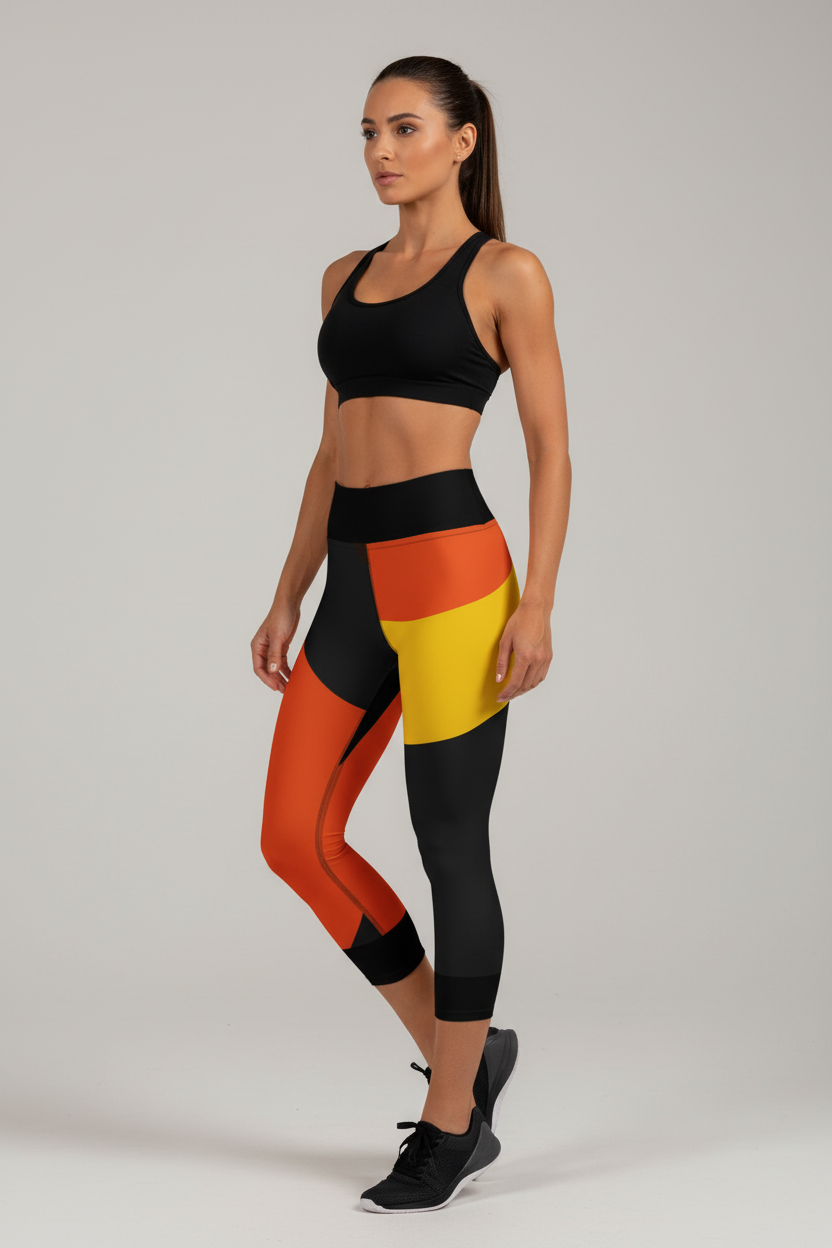 Women's Capri Leggings - High-Performance Yoga Pants