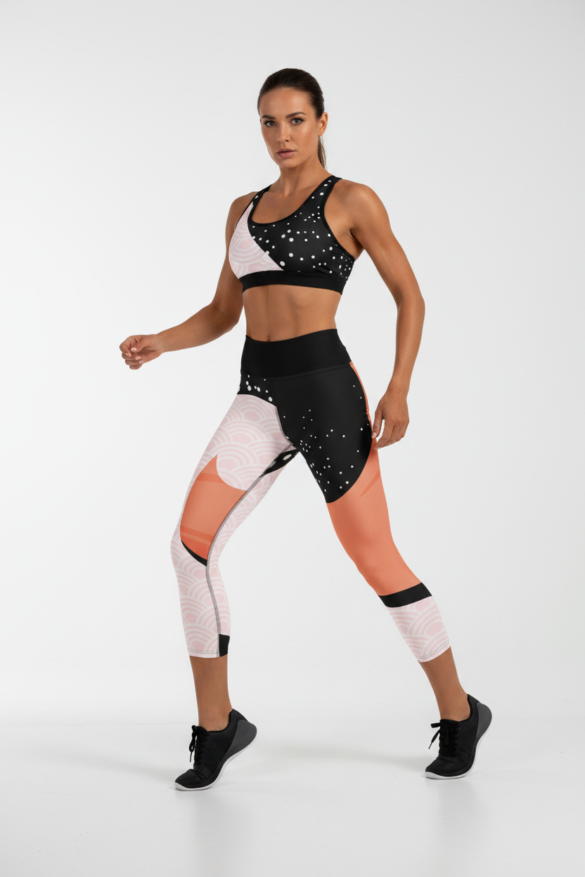 Athletic Capri Leggings - Women's Workout Pants