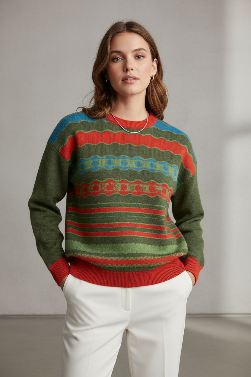 Unisex Cotton and Polyester Sweater - Comfortable Everyday Essential
