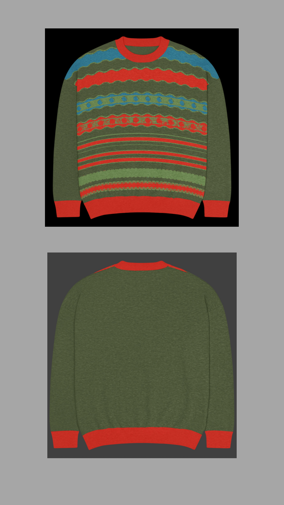 Unisex Cotton and Polyester Sweater - Comfortable Everyday Essential