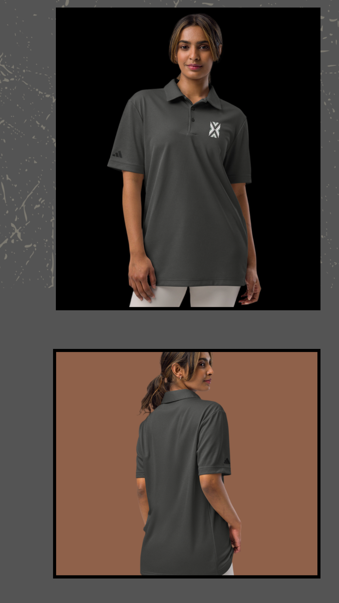 Adidas Space-Dyed Polo - Men's Recycled Polyester Golf Shirt