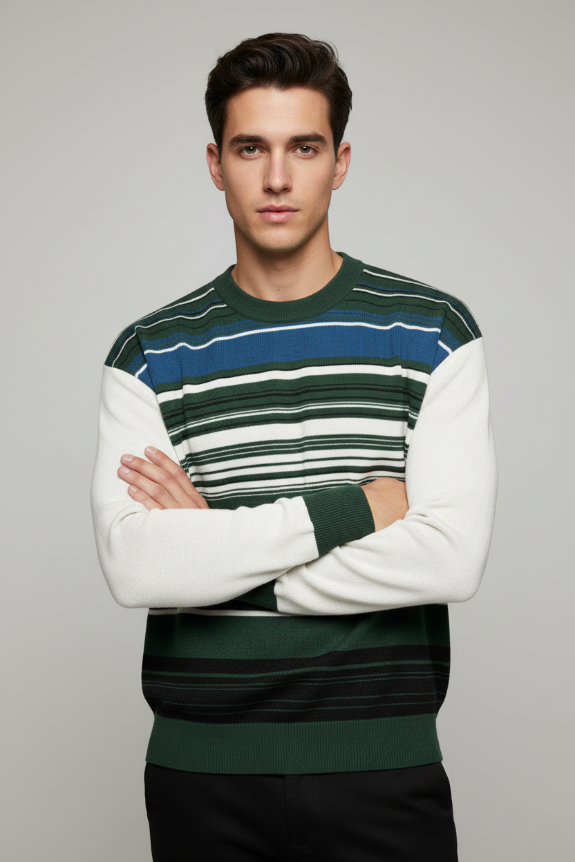 Unisex Cotton and Polyester Sweater - Comfortable Everyday Essential