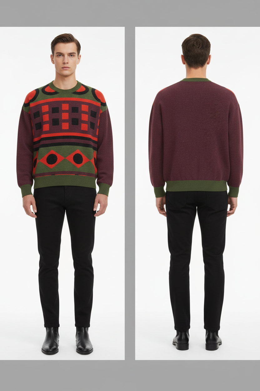 Unisex Cotton and Polyester Sweater - Comfortable Everyday Essential