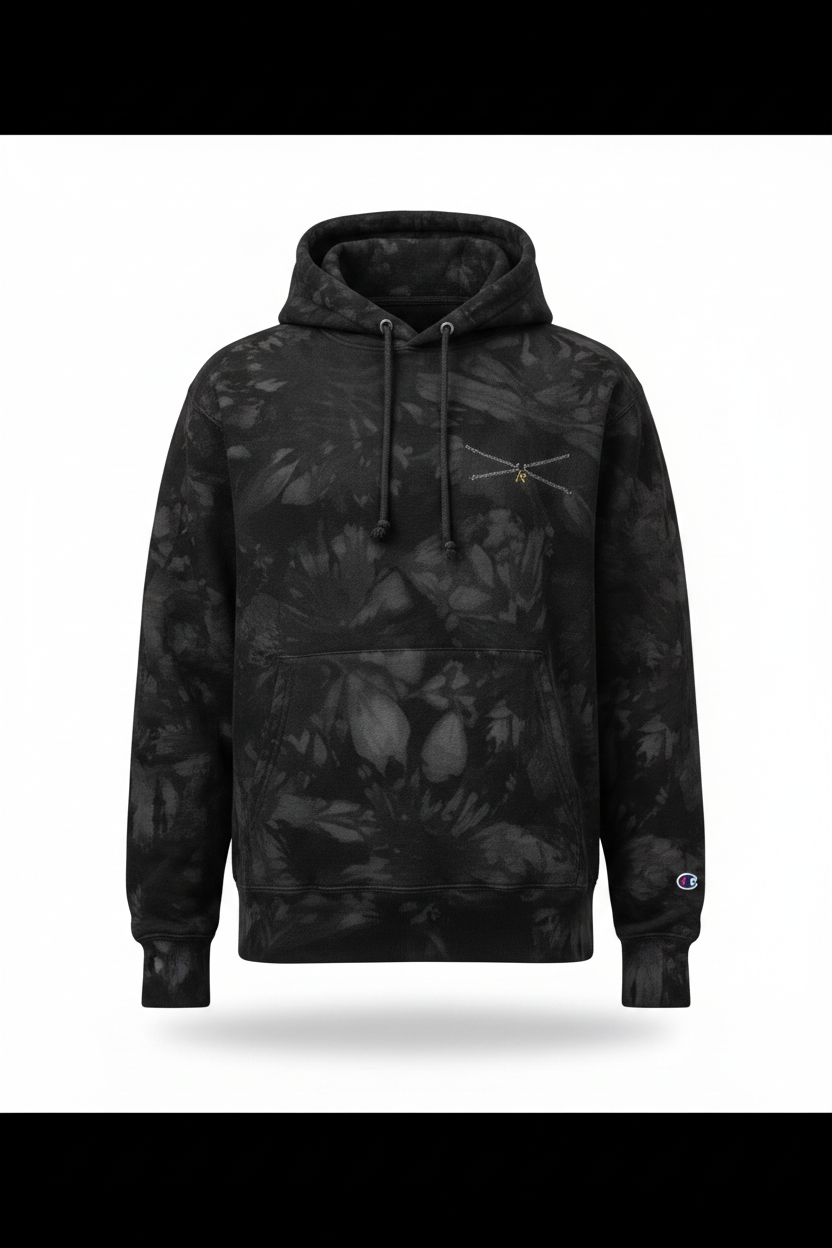 Champion Tie-Dye Hoodie - Unisex Premium Pullover Sweatshirt