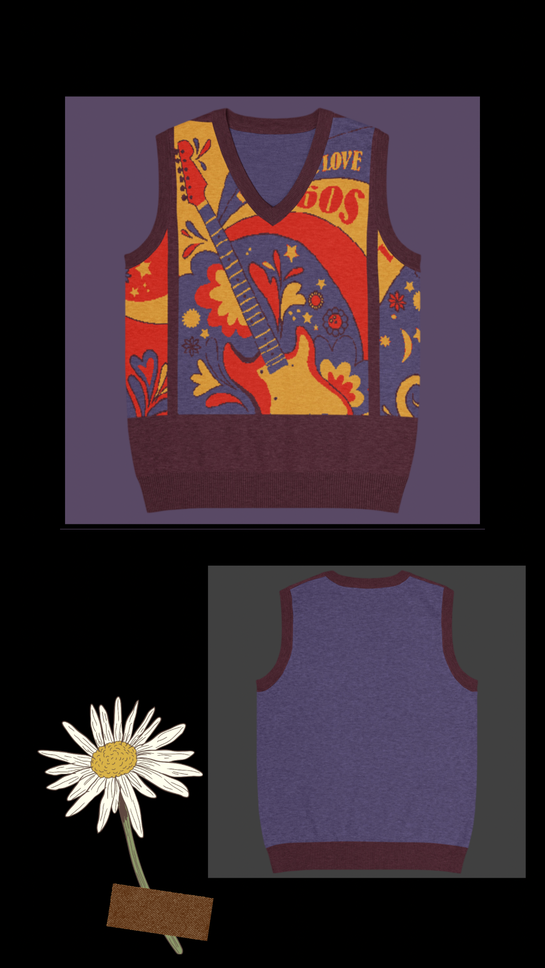 Unisex Knit V-Neck Vest - Classic Layering Essential