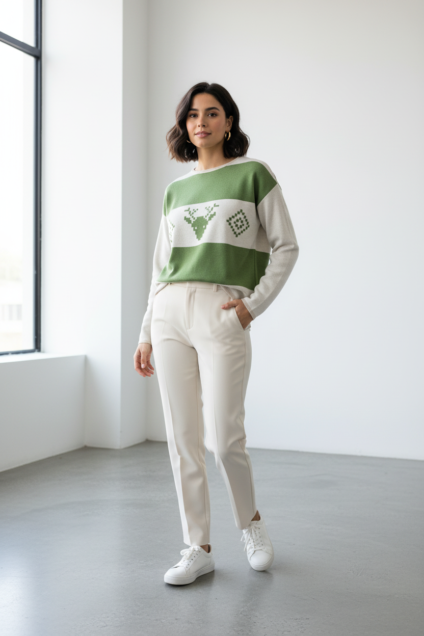 Unisex Cotton and Polyester Sweater - Comfortable Everyday Essential