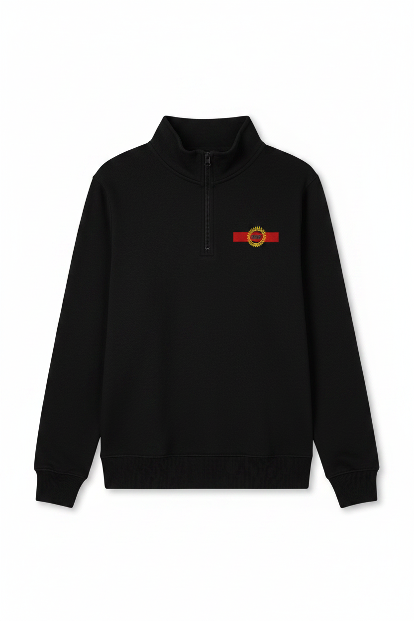 Unisex Fleece Pullover - Quarter Zip Sweatshirt