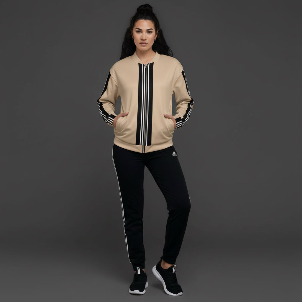 Vibrant All-Over Print Bomber Jacket - Unisex Polyester Fleece