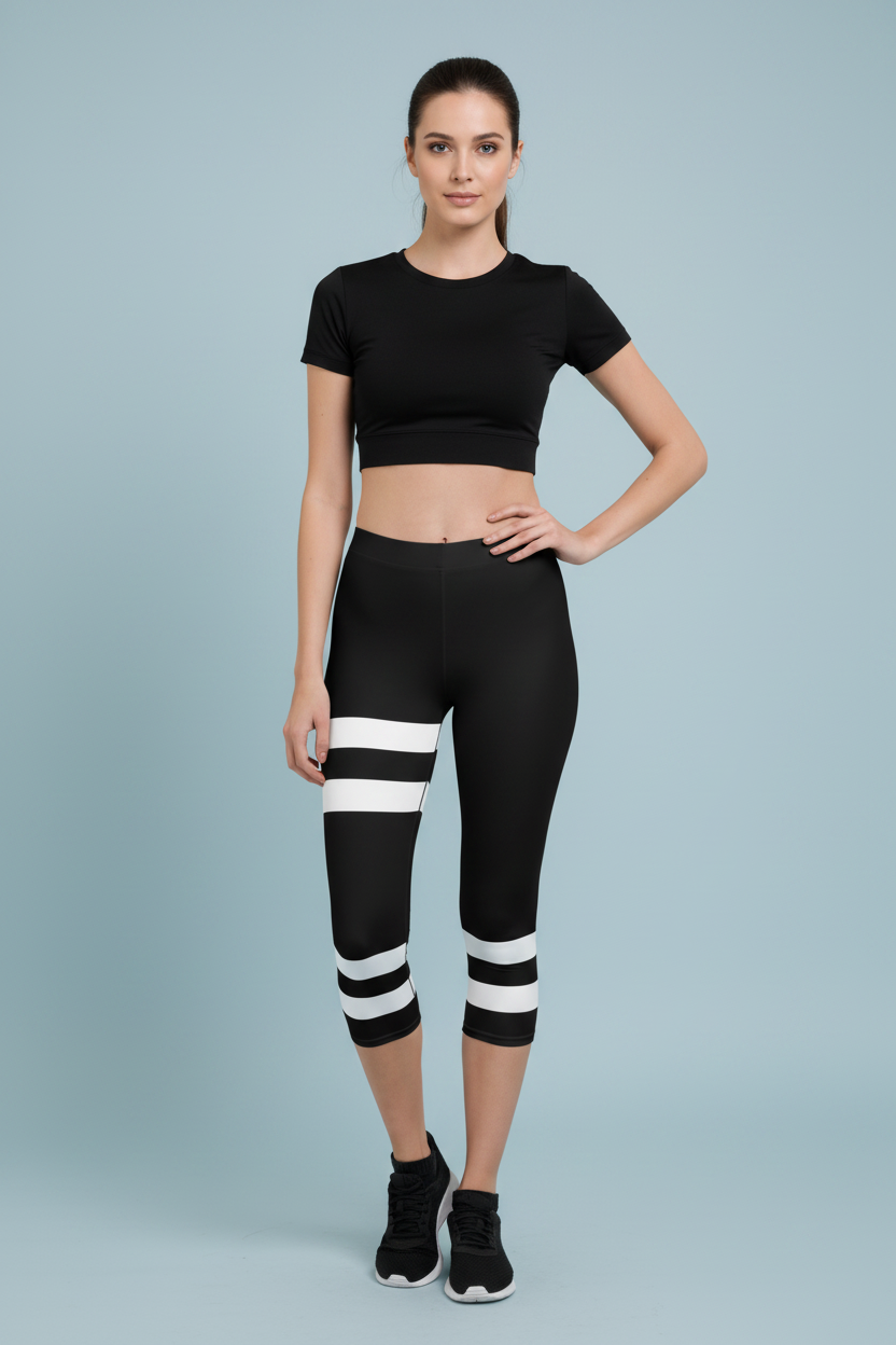 Comfortable Capri Leggings - Women's Stretch Yoga Pants