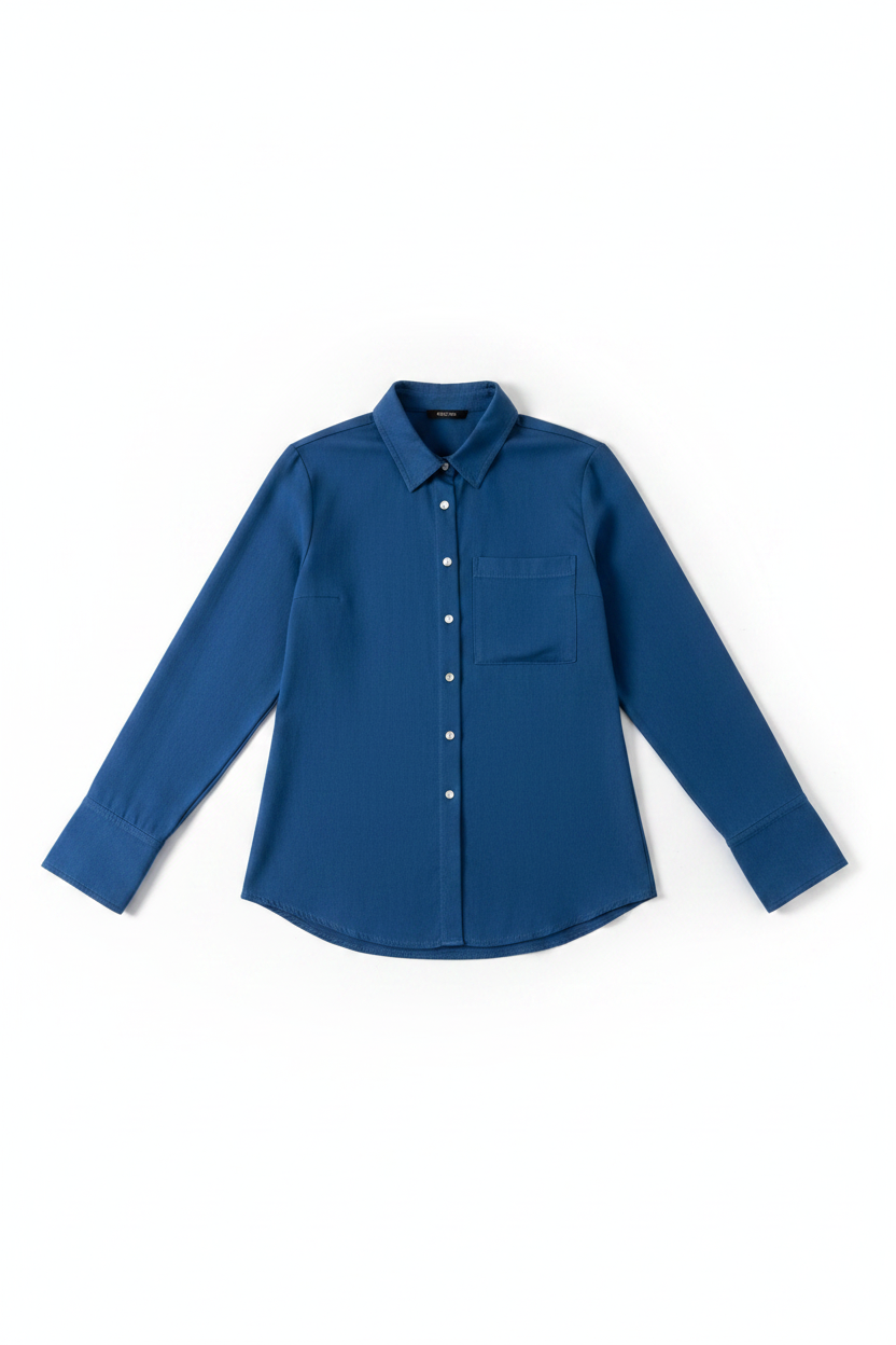 Women Elegant Solid Chiffon Blouse Spring Summer Casual Long Sleeve V Neck Loose Shirt Office Lady Tunics Oversized Tops 2024