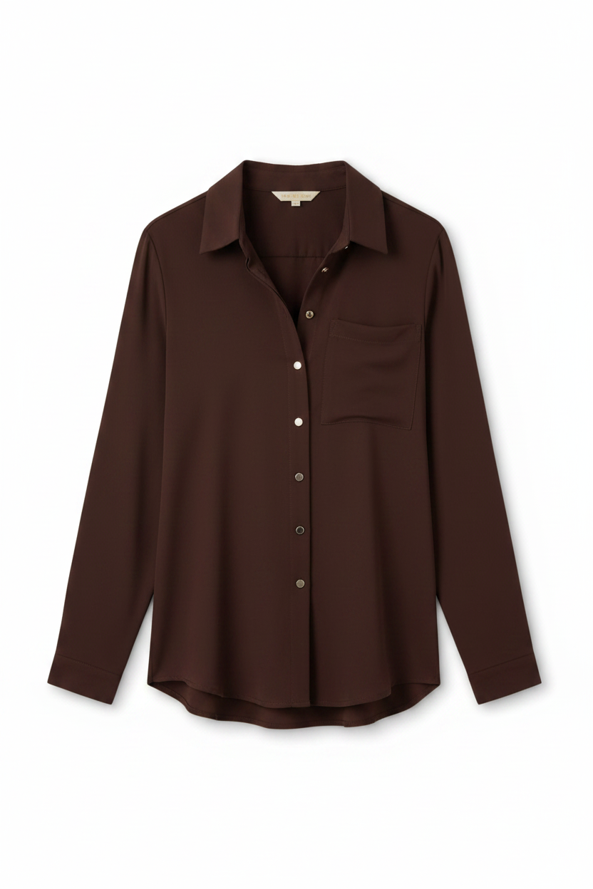 Women Elegant Solid Chiffon Blouse Spring Summer Casual Long Sleeve V Neck Loose Shirt Office Lady Tunics Oversized Tops 2024