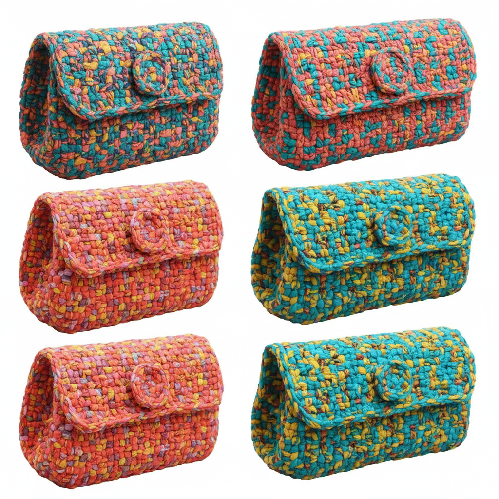 6 Pcs DIY Plastic Mesh Canvas Sheet Woven Handbag Crib Accessories Halloween Making Supplies Clear Wallet White