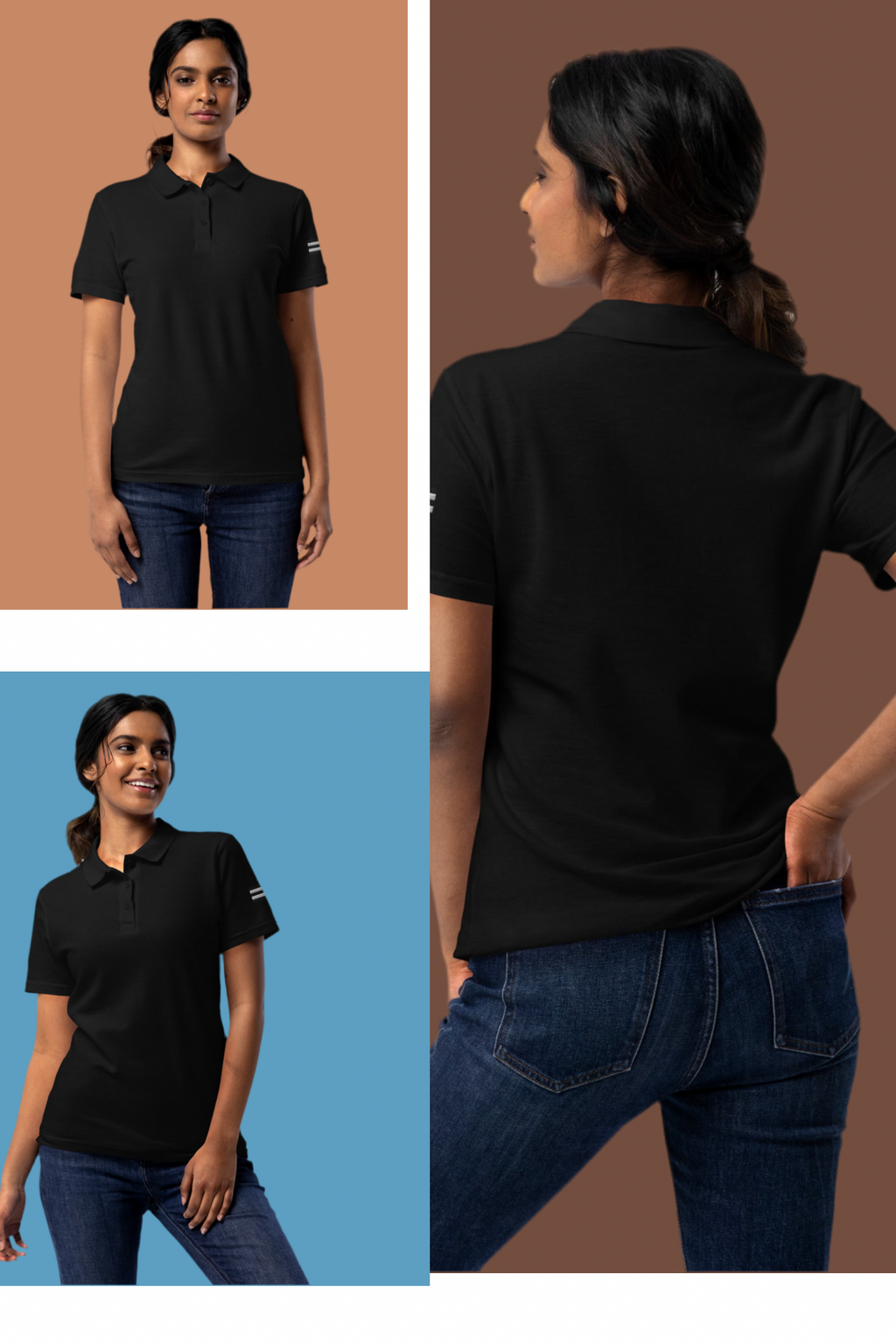 Women's Pique Polo Shirt - Classic Cotton Polo