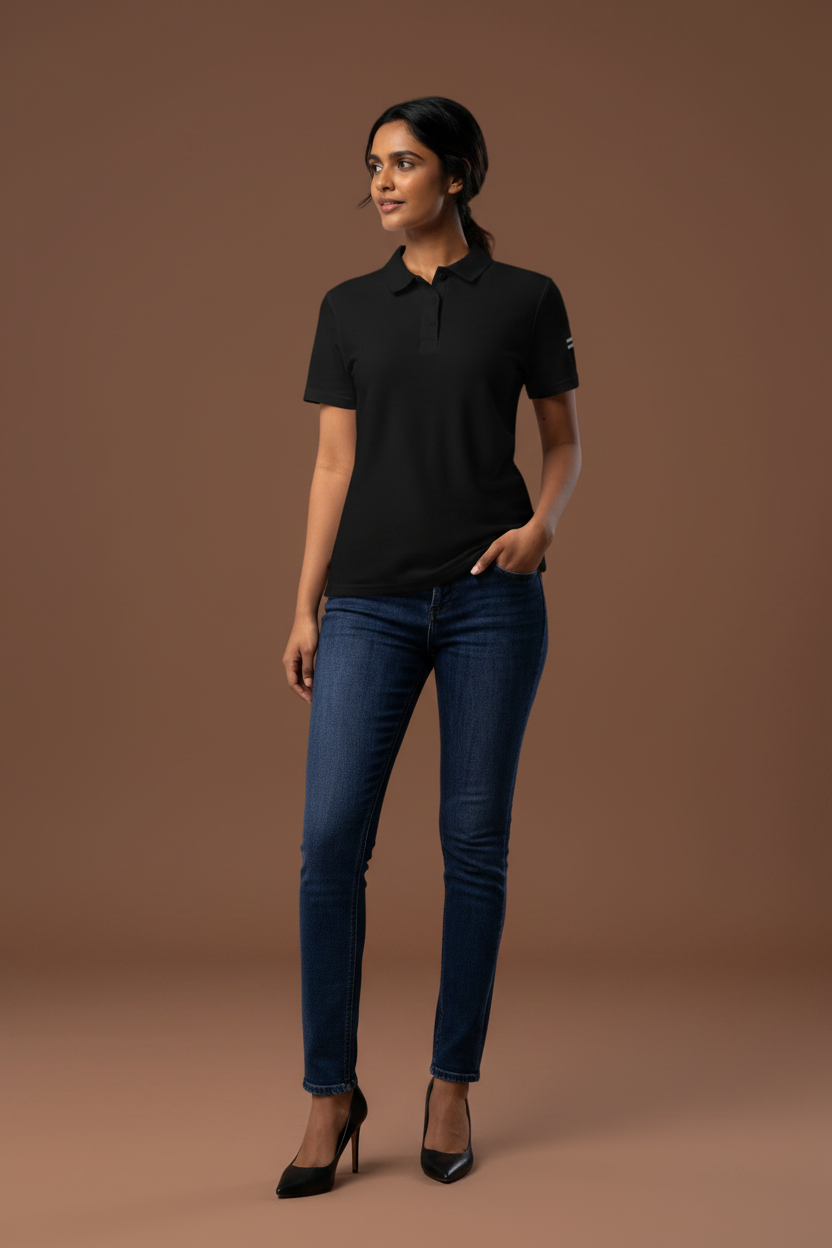 Women's Pique Polo Shirt - Classic Cotton Polo