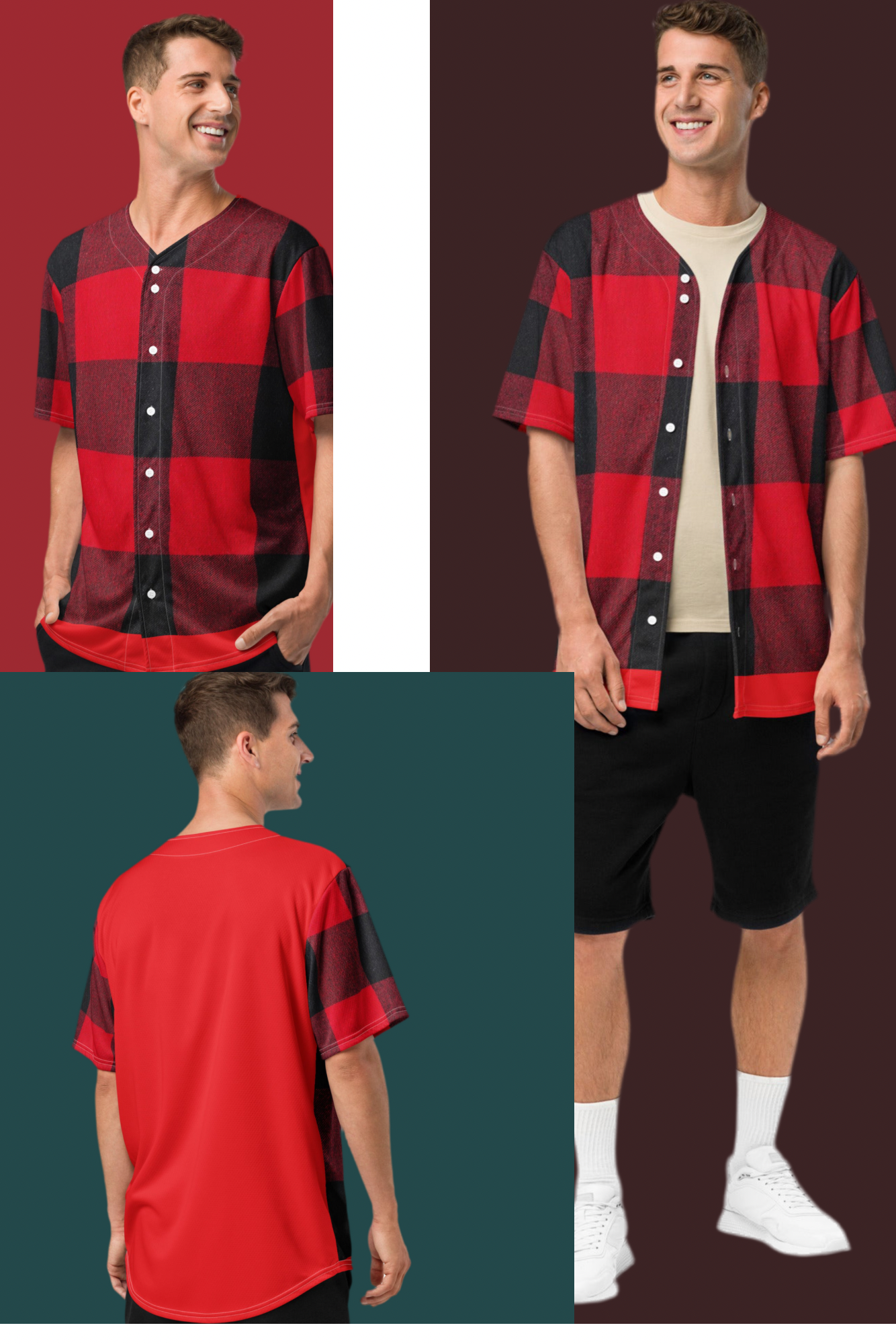 Unisex Baseball Jersey - Recycled Fabric Raglan Essential