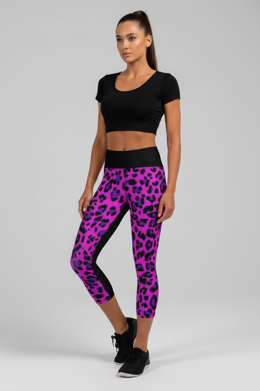 Women's Capri Leggings - High-Performance Yoga Pants